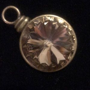 Vintage diamond Rhinestone pendant